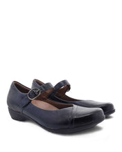 Dansko Fawna Navy Burnished Leather