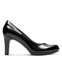 Clark's Adriel Viola Heels Black Patent