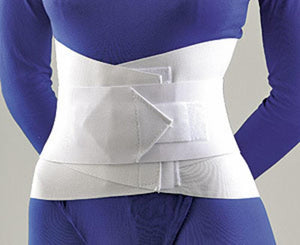 LUMBAR SACRAL SUPPORT W/ABDOMINAL BELT 10"