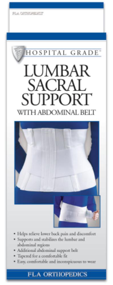 LUMBAR SACRAL SUPPORT W/ABDOMINAL BELT 10