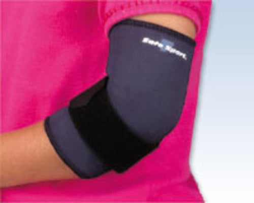 NEOPRENE ELBOW SLEEVE NAVY PED/LG