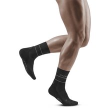 Reflective Mid Cut Compression Socks, Men