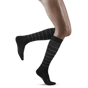 Reflective Tall Compression Socks, Women