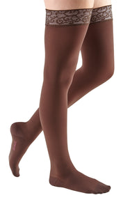 mediven comfort, 20-30 mmHg, Thigh High w/ Lace Top-Band, Closed Toe