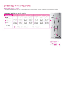 Medi forte, 40-50 mmHg, Thigh High W/ Silicone Top-Band, Open Toe