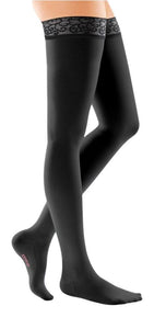 mediven comfort, 30-40 mmHg, Thigh High w/ Lace Top-Band, Closed Toe