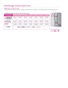 mediven plus, 20-30 mmHg, Calf High w/ Silicone Topband, Closed Toe