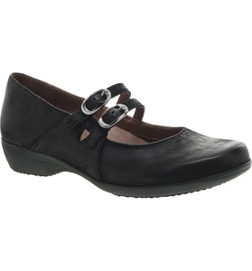 Dansko Fynn Black Burnished Nubuck